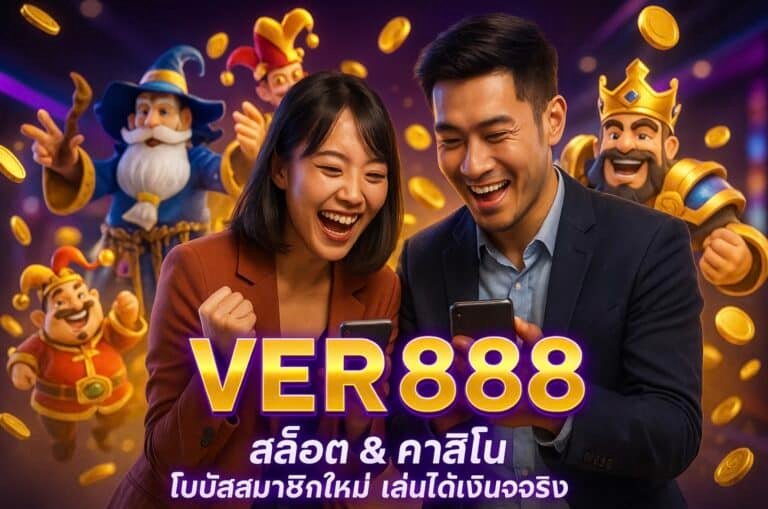 VER888 สล็อต คาสิโน โบนัสสมาชิกใหม่ เล่นได้เงินจริง